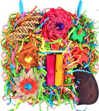KATUMO Bird Toys, Parakeet Toys Bird Grass Mat Parrot Shredder Toys Lovebird by KATUMO