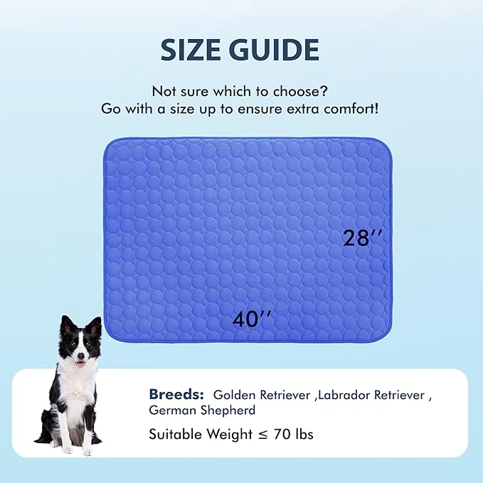 MICROCOSMOS Summer Cooling Mat & Sleeping Pad- Water Absorption Top, Easy Carry - Image 7