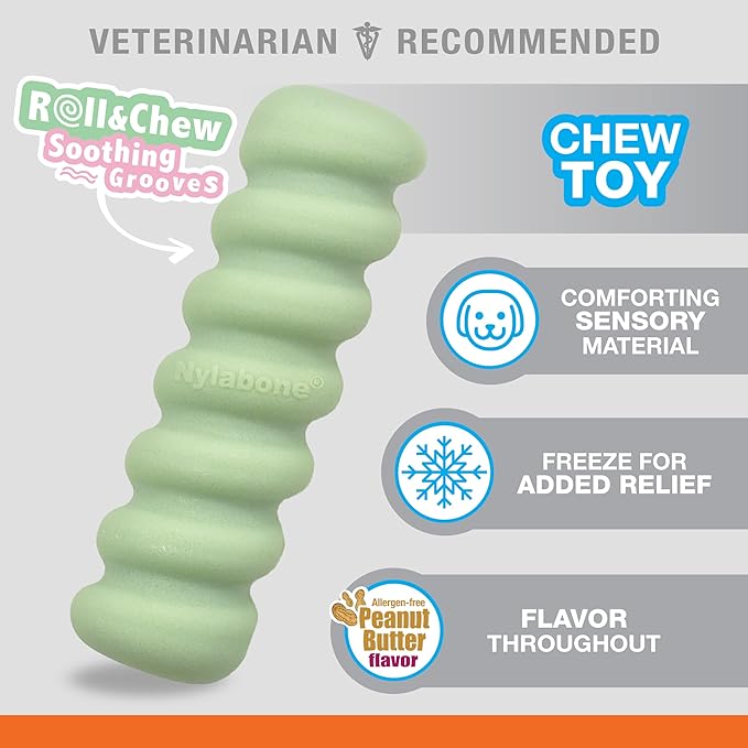 Nylabone Sensory Material Soothing Puppy Chew Toy Stick, Toys - Image 3