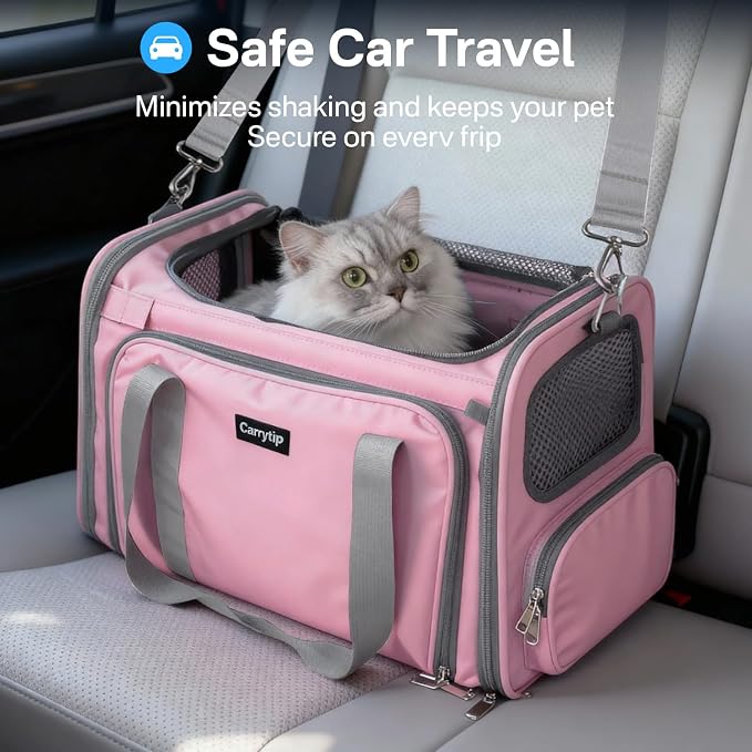 Expandable Cat Carrier, Airline Approved Soft Sided Pet Carrier - Image 6