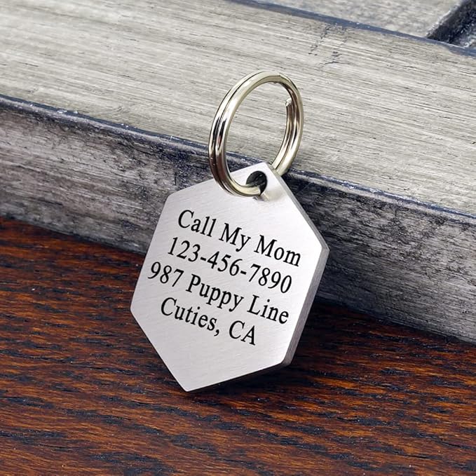 Ultra Joys Stainless Steel Pet ID Tag - Image 2