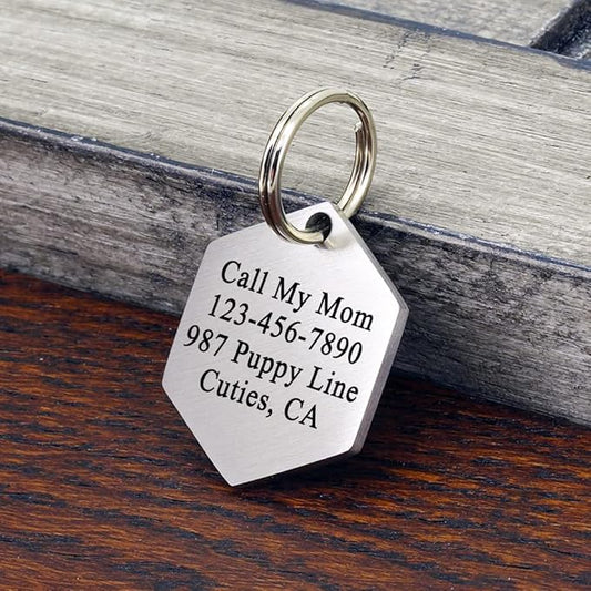 Ultra Joys Stainless Steel Pet ID Tag - Image 2