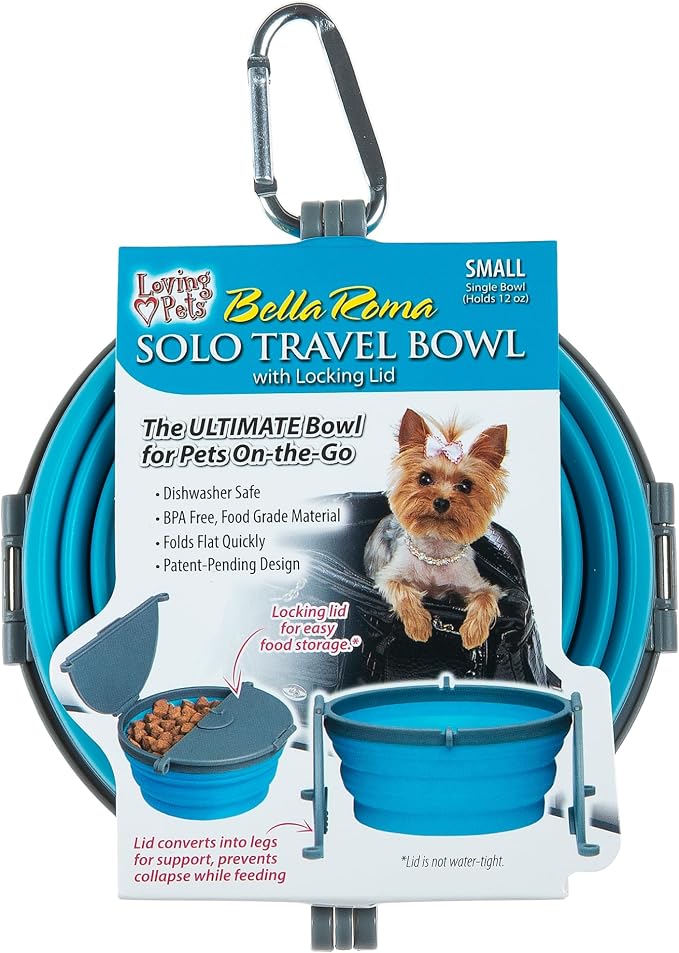 Loving Pets Bella Roma Collapsible Dog Bowls by Loving+Pets