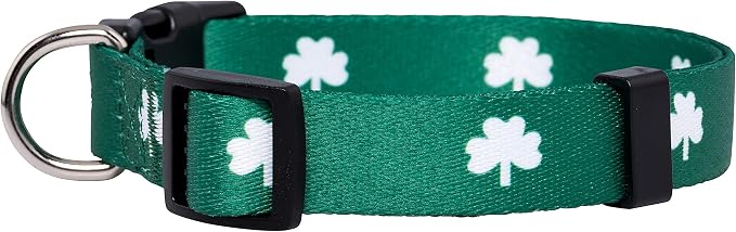 Native Pup St Patricks Dog Collar- Saint Patrick Green Shamrock Pet Collars- - Image 2