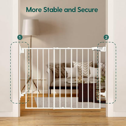 Babelio 27-45" No Bottom Bar Baby/Dog Gate - Image 2