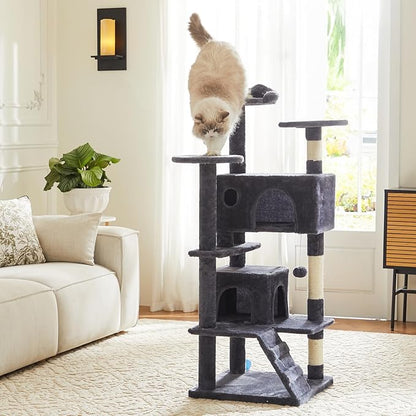 Sweetcrispy 54 Inch Cat Tree Tower, Indoor Cat Condo - Image 4