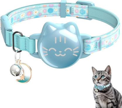 Waterproof Airtag Cat Collar, Breakaway Cat Airtag Collar by typecase