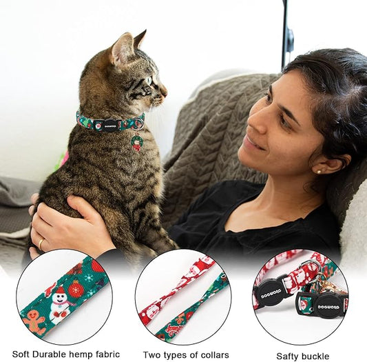 Cat Collar, 2 Pack Cat Collars Breakaway - Image 2