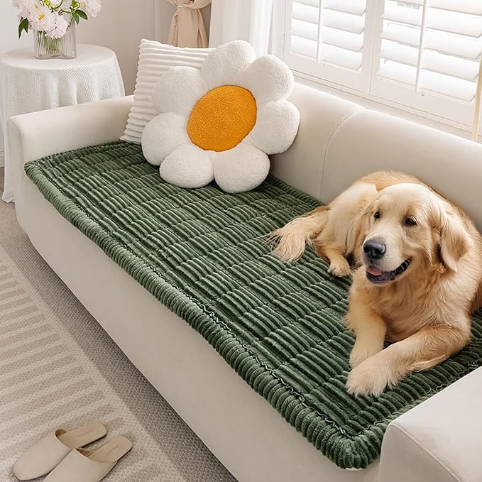 FUNNY FUZZY Pet Couch Covers for Sofa, Washable Dog Couch Cover Protector by FUNNYFUZZY