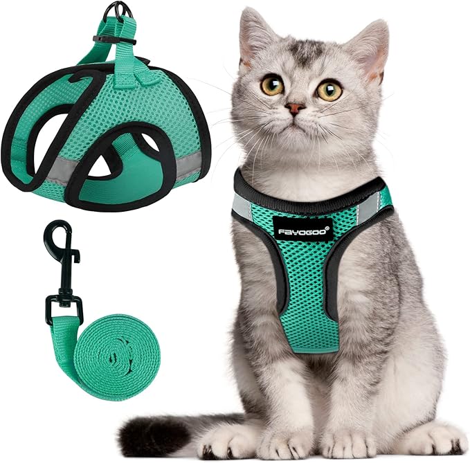 FAYOGOO Escape Proof Cat Harness and Leash Set by FAYOGOO