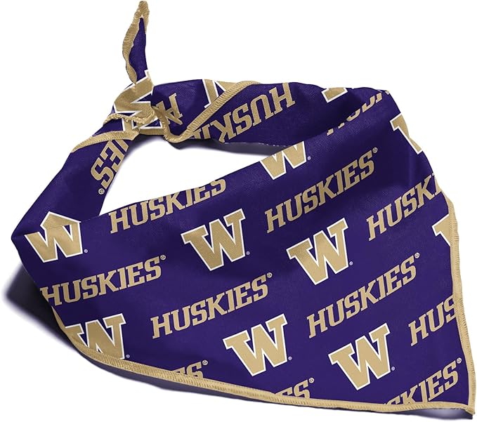 Washington Huskies Officially Licensed Bandana by ShopInstaPets