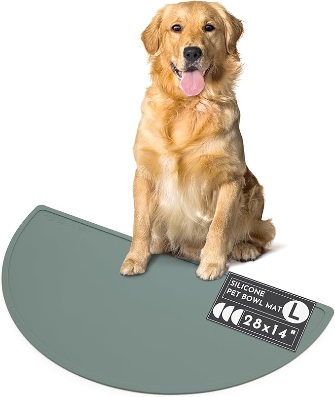 Should We Go - Waterproof Silicone Pet Food Mat - Non-Slip, Spill-Proof Feeding by ShouldWeGo