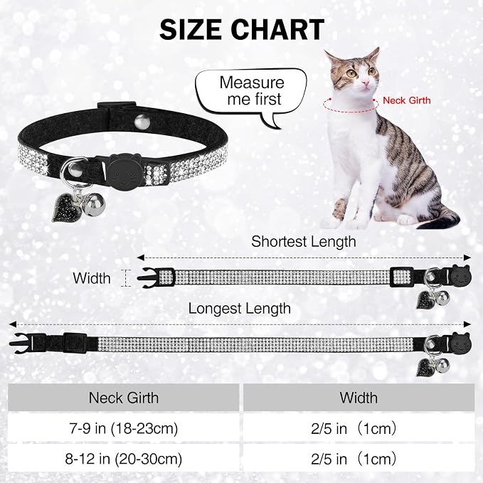 Rhinestone Cat Collar Breakaway - Image 2