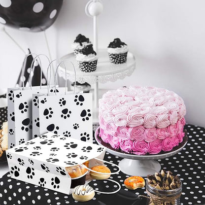 Blulu 20 Pcs Puppy Dog Paw Gift Bags - Image 4