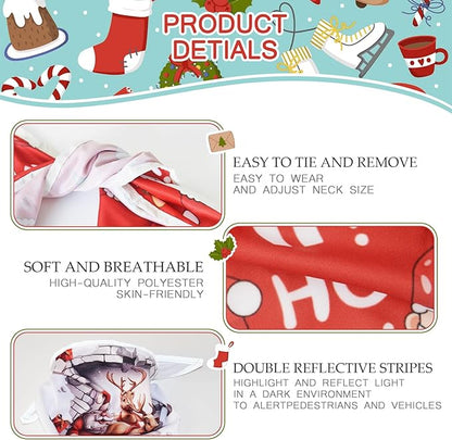 Christmas Dog Bandanas Santa Claus Dogs Scarf - Image 3