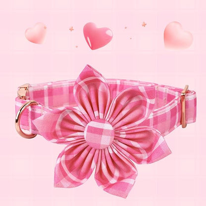 Lionheart Glory Dog Collar, Cute Floral Pattern Pet Collar Adjustable Pet Collar - Image 2