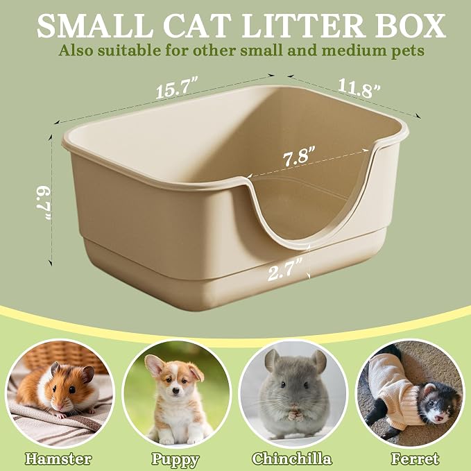 2 Pack Low Entry Small Litter Box - Image 5
