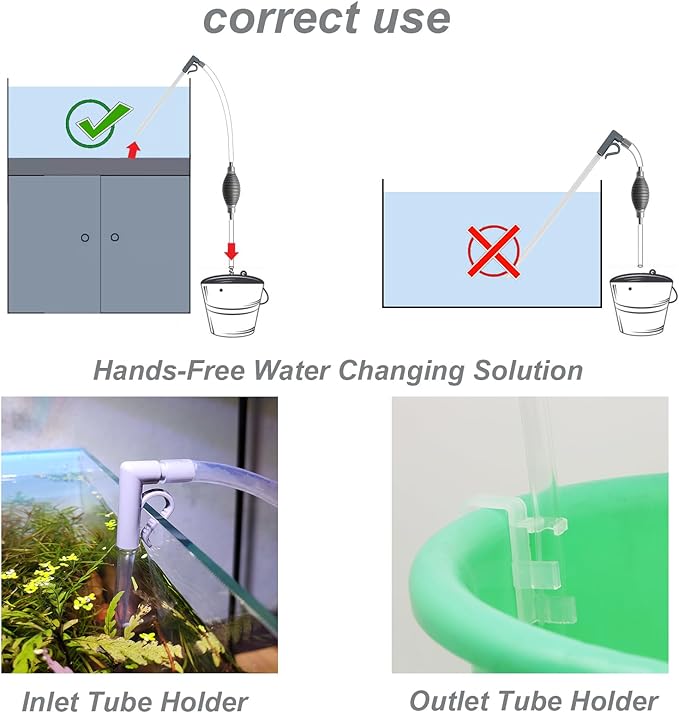 Compact Aquarium Siphon Vacuum and Water Changer Kit - Image 6