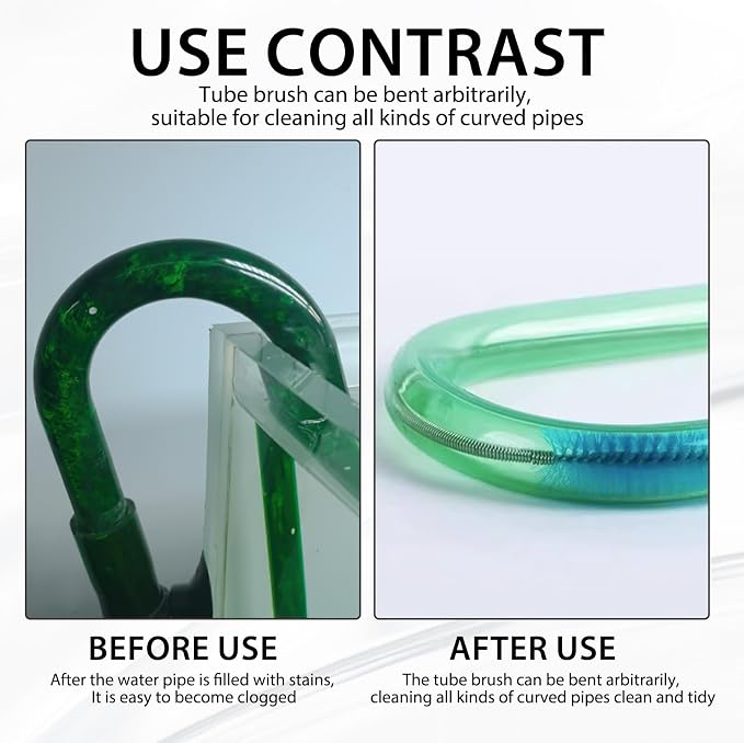 79” Flexible Pipe Cleaner Brush Set, Dual-Ended and Extra-Long Stainless Steel - Image 5