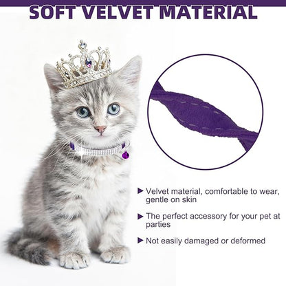 EXPAWLORER Soft Velvet Safe Cat Collars - Image 5