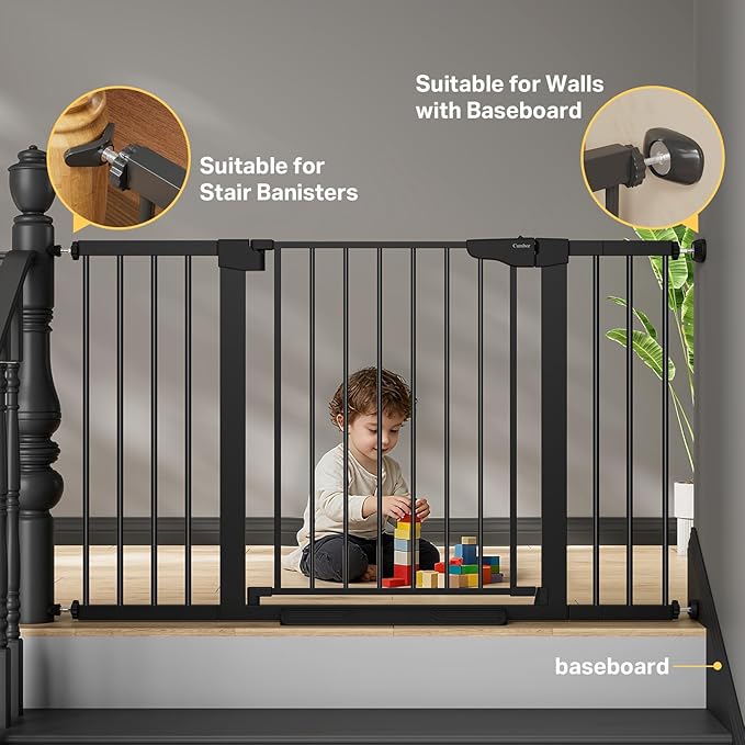 Cumbor 2 Pack 29.7"-51.5" Extra Wide Baby Gate - Image 6