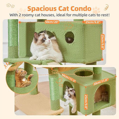 Taoqimiao Cactus Cat Tree, 71-Inch Cat Tower - Image 4
