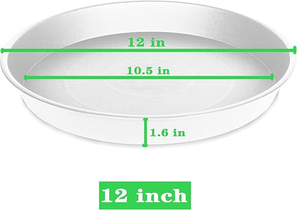 2 Pack of Bird Bath Bowl 12", 1.6" Depth, 10 12 inch Birdbath Bowls Dish Only - Image 3