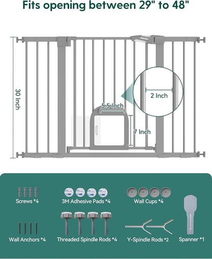 Babelio 29-48" Extra Wide Baby Gate - Image 7