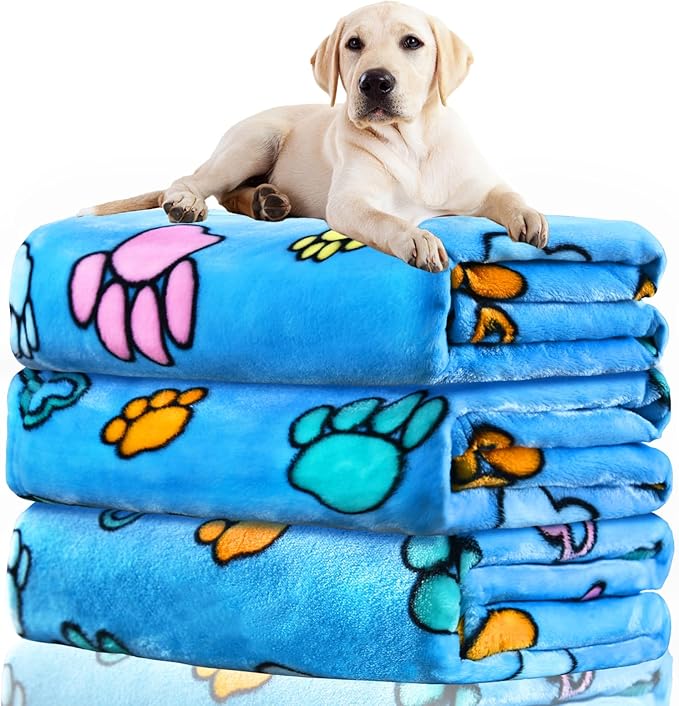 Rezutan Soft Fuzzy Dog Blankets, 1 Pack 3 by Rezutan