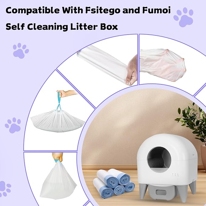 100 Count 26" x 11.8" Cat Litter Box Liners - Image 3