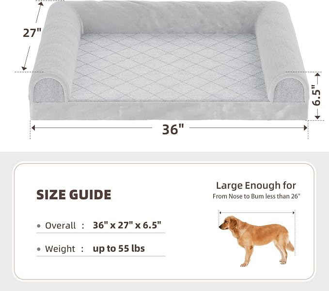 Simple Trending Orthopedic Dog Beds Large Sized, Dog Couch Sofa Bed - Image 3