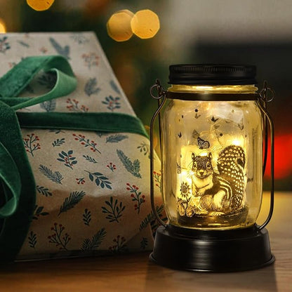 kyoryuger Squirrel Gifts for Women/Men Squirrel Solar Lanterns Mom Birthday - Image 2