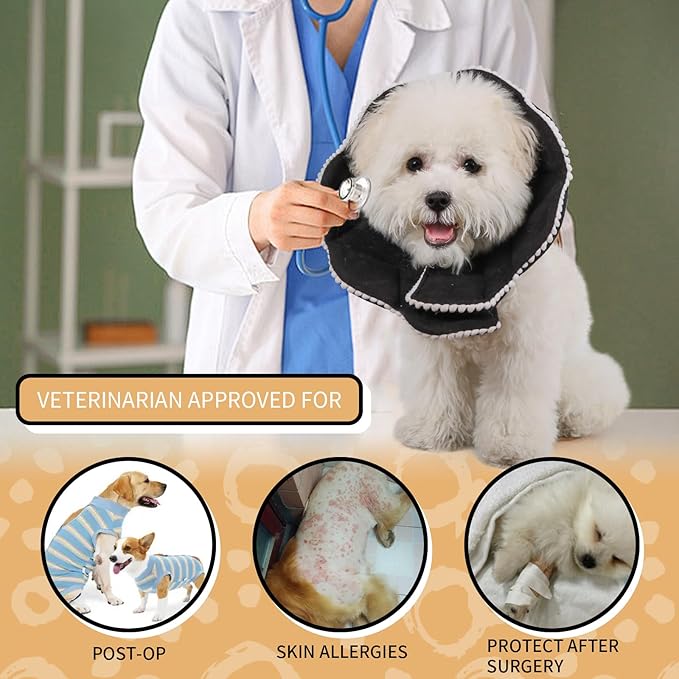 Adjustable Small Dog Cone, Soft Cat Recovery Cone Collar, Cute Cat Surgery - Image 5