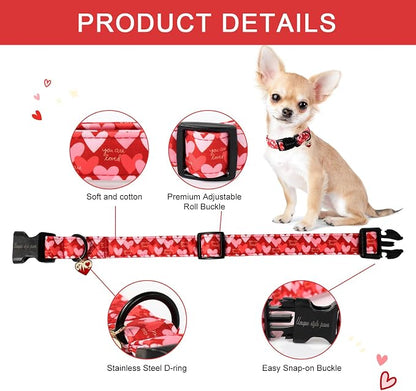Unique style paws Valentine's Day Dog Collar Plastic Buckle Collar - Image 2