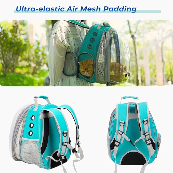 Lollimeow Cat Carrier Backpack, Expandable Bubble Pet Carrier - Image 7