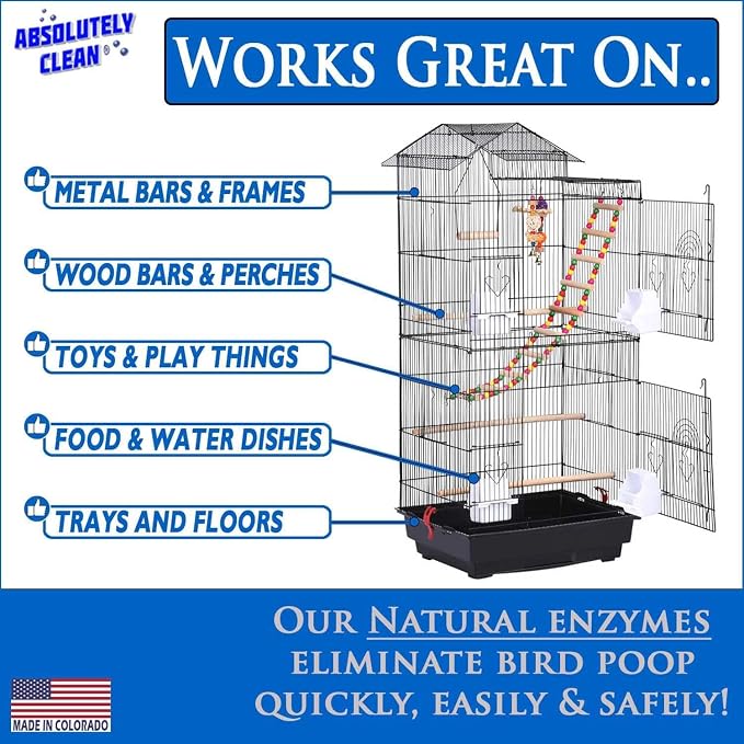 Absolutely Clean Amazing Bird Cage Cleaner and Deodorizer - Image 3