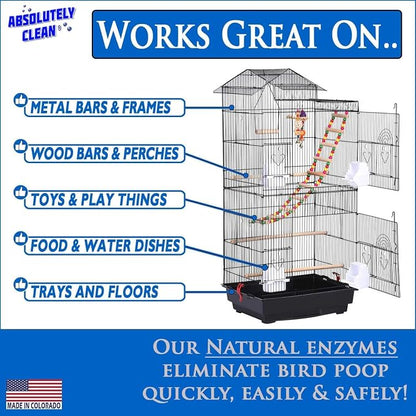 Absolutely Clean Amazing Bird Cage Cleaner and Deodorizer - Image 3