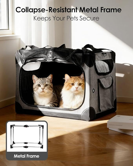 Extra Large Cat Carrier for 2 Cats, XL - Image 2