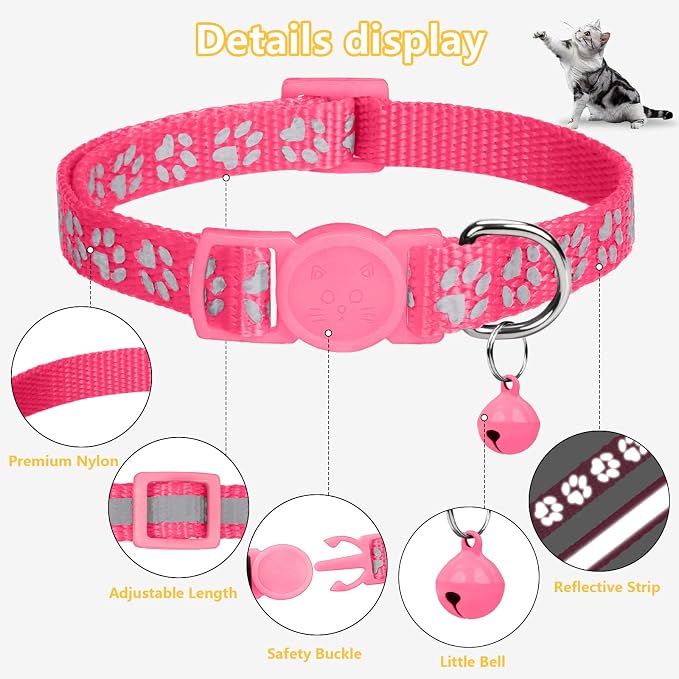 Taglory Reflective Cat Collar Breakaway - Image 5