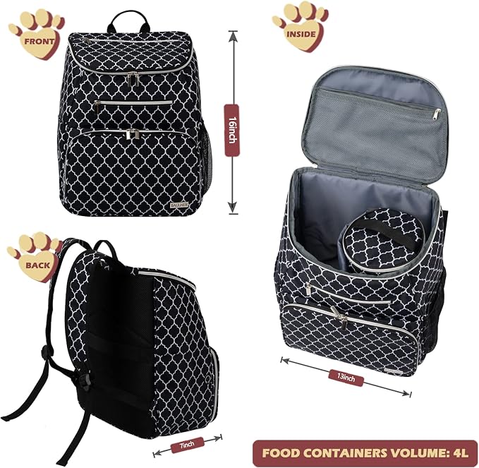 BAGLHER Dog Travel Bag Backpack, Airline Approved Pet Supplies Backpack - Image 3
