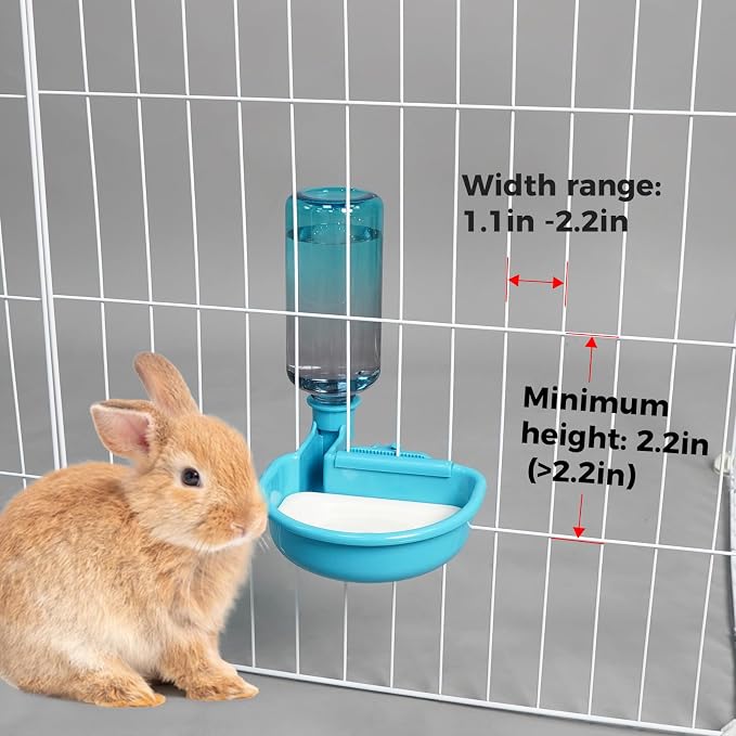 VANNON 16oz Pet Water Bottle, Gravity Dog Water Bowl Dispenser - Image 3