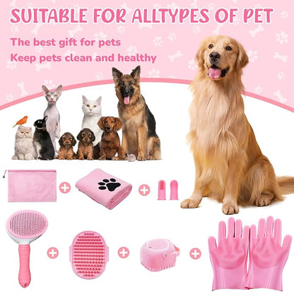 Dog Grooming Kit for Shedding – 8-Piece Pet Grooming Supplies - Image 7