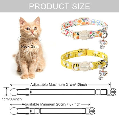 ARING PET 2 Pack Cat Collars-Cute Breakaway Cat Collar - Image 5