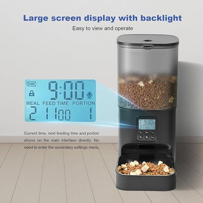 Automatic Cat Feeder, Cat Food Dispenser - Image 5