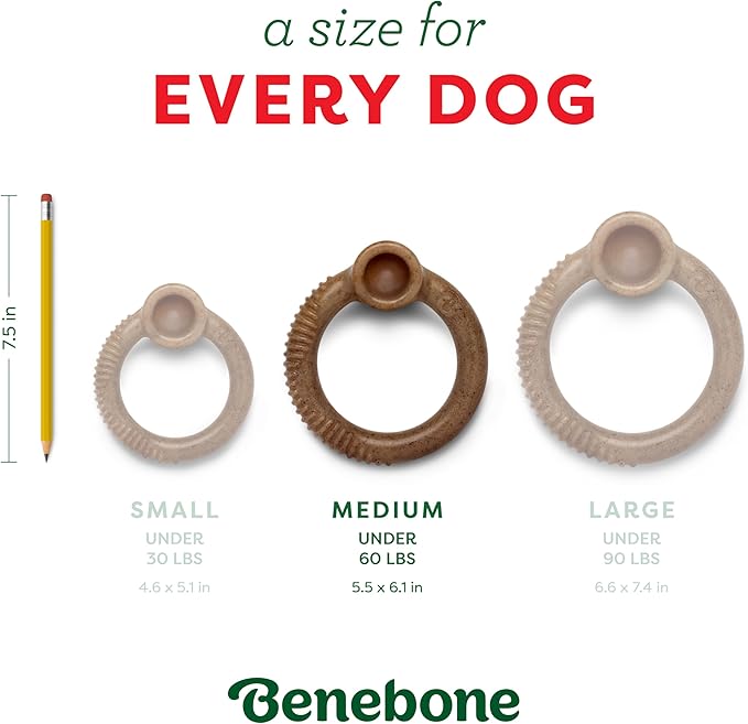 Benebone Peppermint Ring – Limited Edition Holiday Flavor, Durable Chew Toy - Image 4