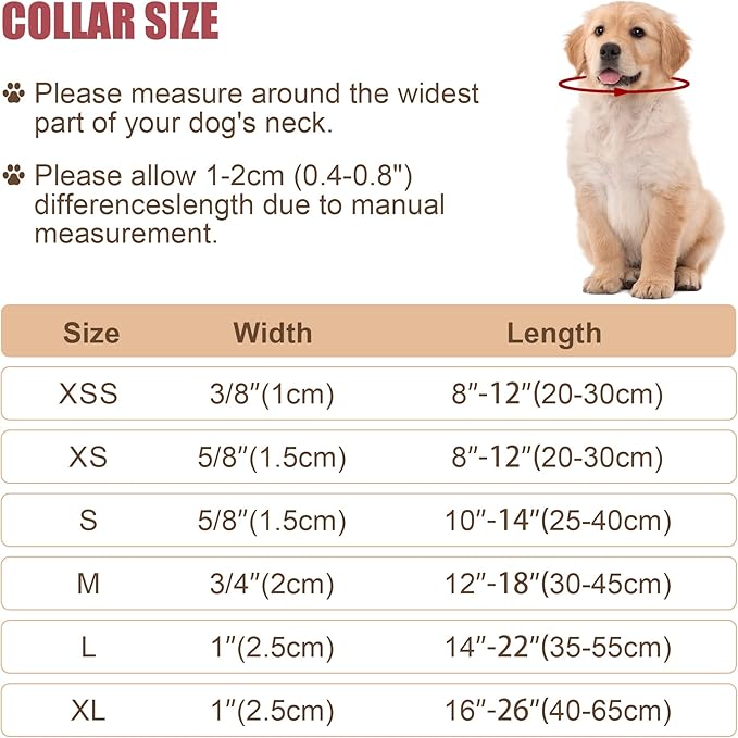 Reflective Dog Collar with Buckle Adjustable Safety Nylon Collars - Image 5