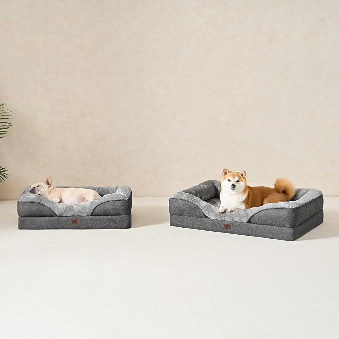 EHEYCIGA Orthopedic Dog Bed for Medium Dog, Waterproof Liner & Washable - Image 8