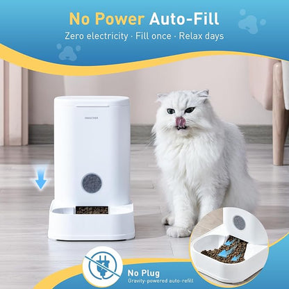 PAWGETHER® Gravity Cat Feeder, Self-Dispensing Dog Food Dispenser, Pet Food - Image 2