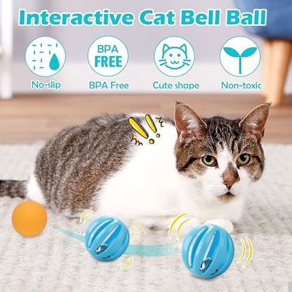 UPSKY Cat Toy Roller 4-Level Turntable Cat Toy Balls - Image 7