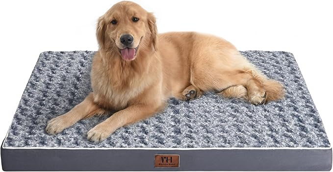 WESTERN HOME WH Large Dog Bed for Large, Medium Dogs, Orthopedic Pet Bed by WESTERNHOME